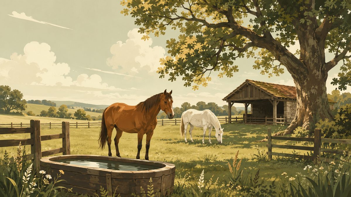 Le cheval au pré : une vie saine à condition de bien la gérer